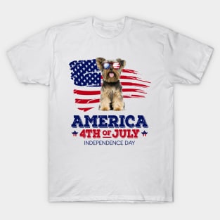 Yorkie Flag USA - America 4th Of July Independence Day T-Shirt